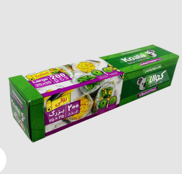 کیسه فریزر رولی