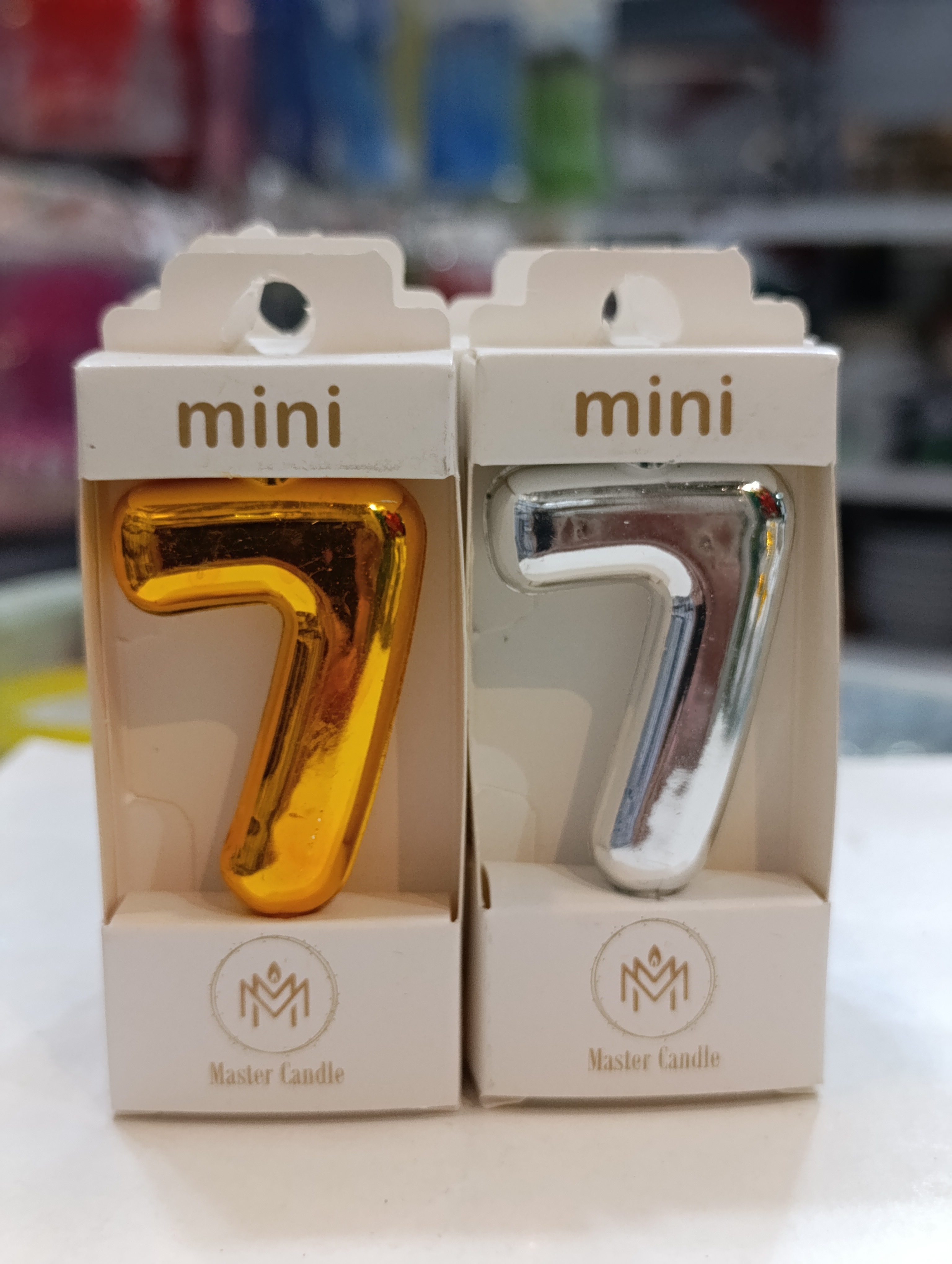 شمع مینی اعداد برند کندیل