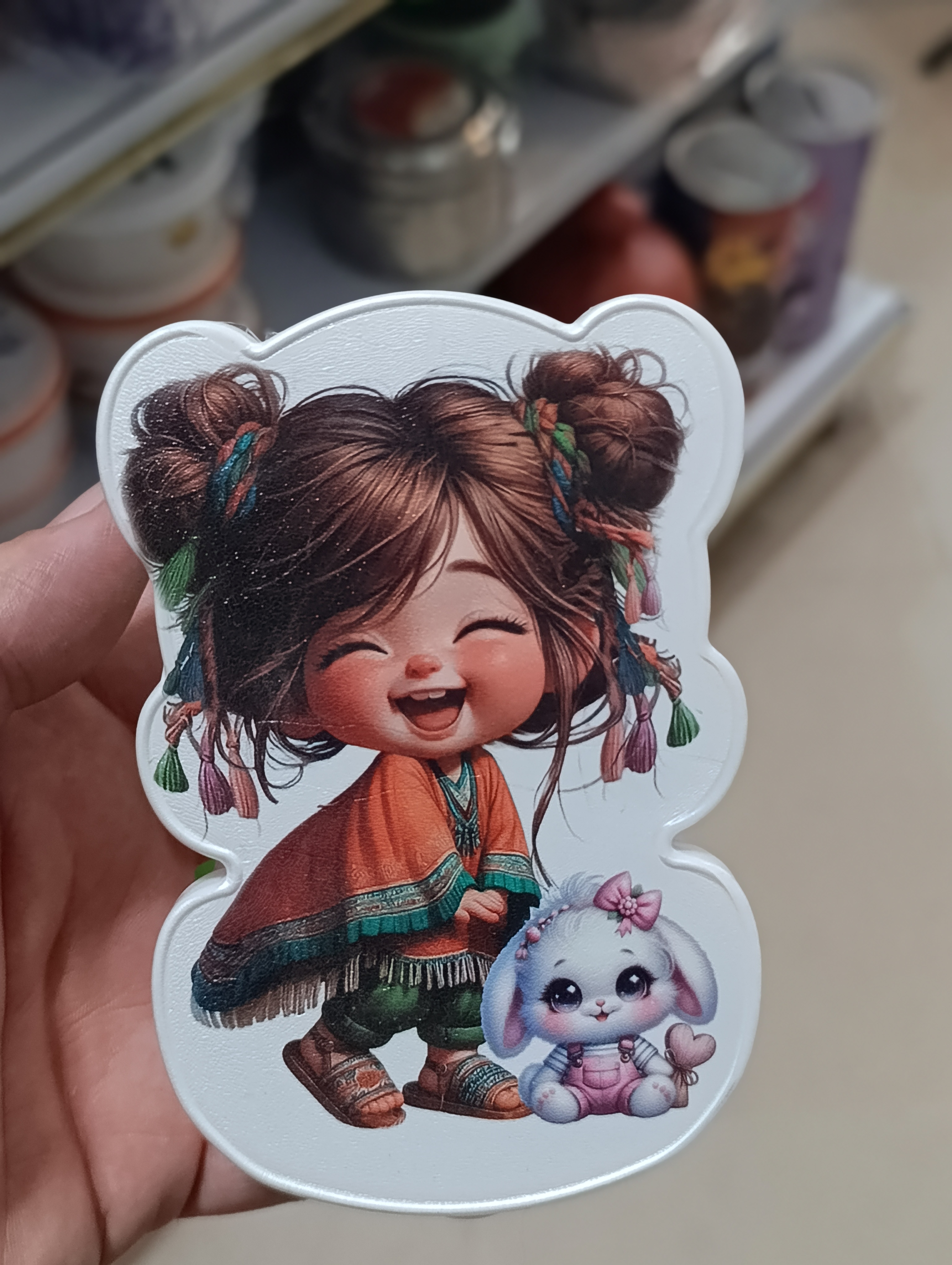 ظرف غذا کودک عروسکی سایز کوچک جنس پلاستیک