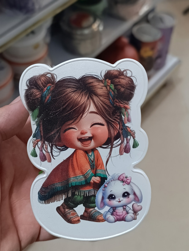 ظرف غذا کودک عروسکی سایز کوچک جنس پلاستیک