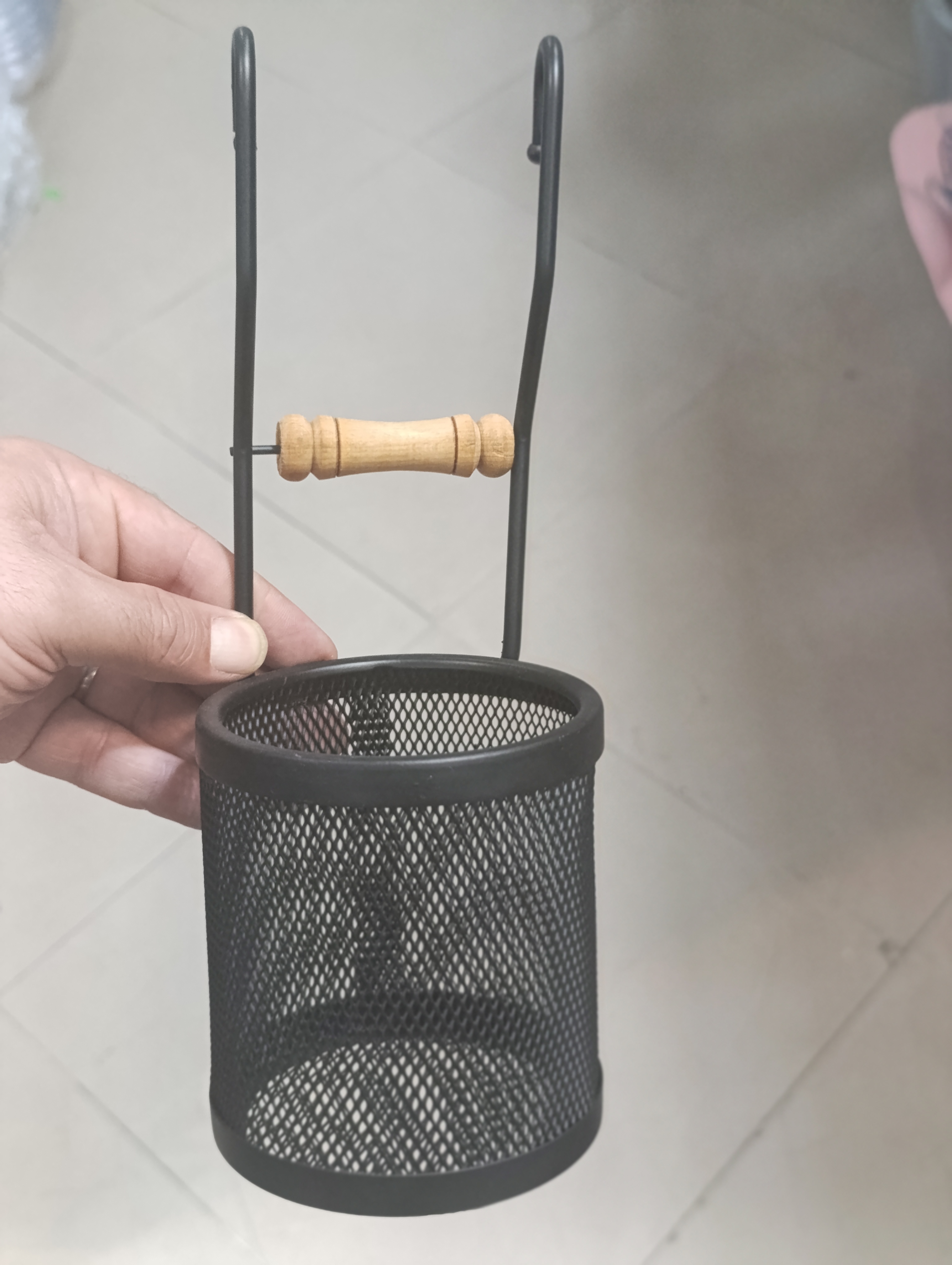 ج قاشقی آویز تک دسته بامبو