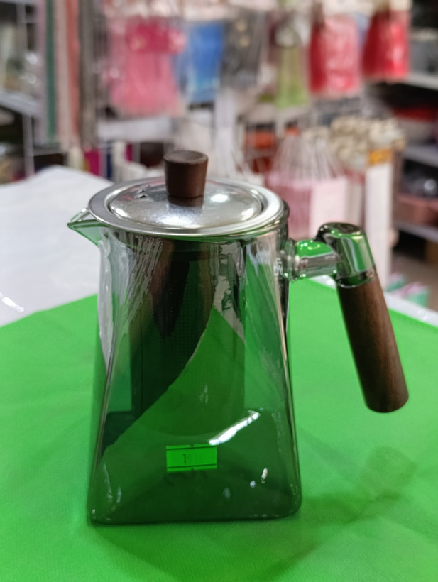 قوری پیرکس مربع دودی